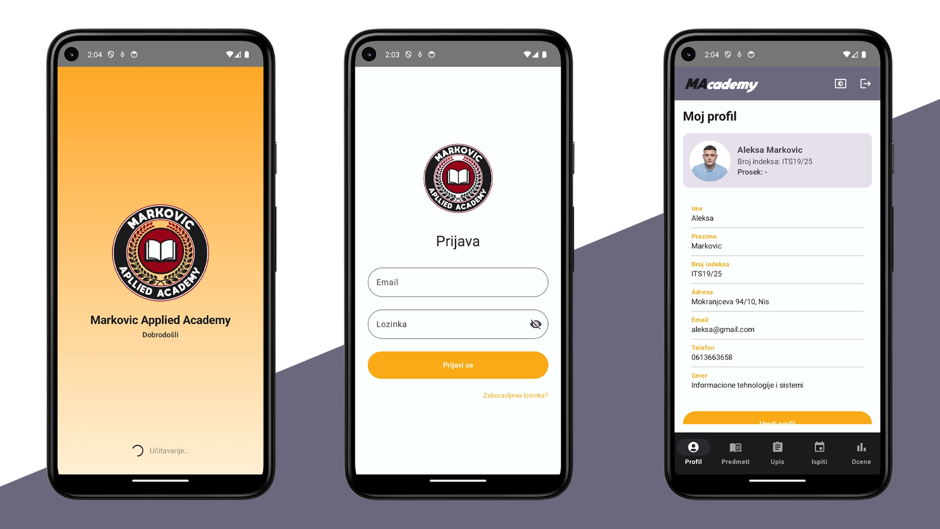 Android aplikacija (Kotlin)